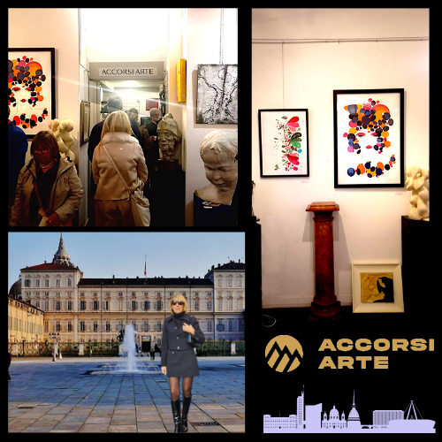 Représentation permanente d'Alessandra par la Galerie Accorsi Arte à Turin